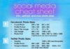 Social media infographic – Social Media Cheat Sheet 2019: Must-Have Image Sizes!