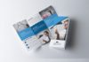 Medical infographic : Business Trifold Brochure Template. Medical Infographic