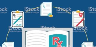 Healthcare infographic : Flat Design Healthcare Infographic with flat design icons. Ordering…