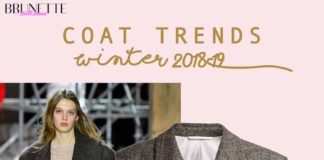Fashion infographic : All the 2018 2019 Winter Coat Trends