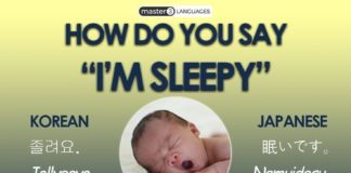 Educational infographic : Educational infographic : Educational infographic : How do you say Im sleepy & Are you sleepy? in your lan…