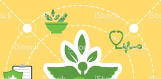 Healthcare infographic : Flat Design Healthcare Infographic with flat design icons.