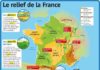 Science infographic – Educational infographic : Fiche exposés : Le relief de la France…