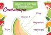 Food infographic – Infographic with nutritional facts for fruits on a white base….