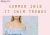 Fashion infographic : SUMMER 2018 SWIMWEAR TRENDS