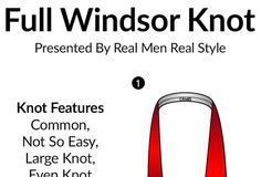 Fashion infographic : Fashion infographic : Fashion infographic : Fashion infographic : How To Tie A Full Windsor Knot