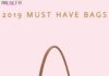 Fashion infographic : These are 2019 the most Stylish Bags!