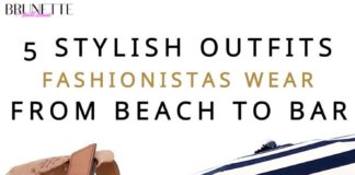 Fashion infographic : #5 Outfits to Wear From Beach to Bar