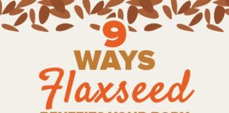 Food infographic – 9 Amazing Benefits of Flaxseed & How to Eat It