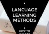 Educational infographic : A List of Language Learning Methods