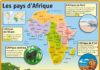Educational infographic : Educational infographic : Fiche exposés : Les pays d’Afrique…