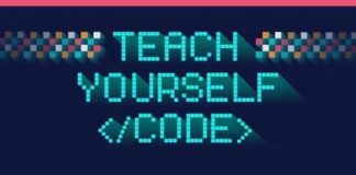 Educational infographic : How to Teach Yourself Code Infographic