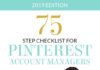 Social media infographic – Social Media Marketing: Master Pinterest for your business 75 point..