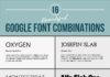 Business infographic : 16 Beautiful Google Font Combinations for a Stunning Business Website – Infographic
