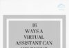 Business infographic : 16 Ways A Virtual Assistant Can Help Your Business