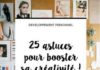 Business infographic : 25 Façons de booster sa créativité avec Good Vibes Only. #creativite #product…