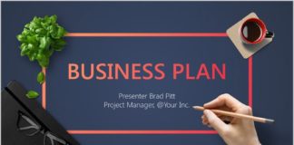 Business infographic : 30+ Best tech business plan PowerPoint template downloa on Behance