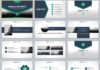 Business infographic : 30+ Slide Blue Annual Report PowerPoint templates