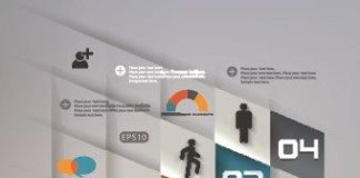 Business infographic : Business Infographic creative design 394 vector