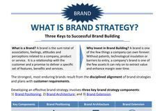 Business infographic : Business infographic : What is Brand Strategy? Check out this infographic – it’s all here on one pa…