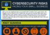 Business infographic : Cyber Security Risks Facing Your Small Business