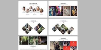 Business infographic : Drop Out Keynote Template