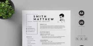 Business infographic : Resume/CV by Reuix Studio on Creative Market