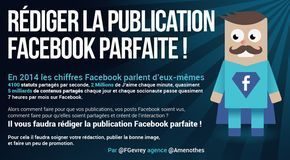 Business infographic : Rédiger la publication Facebook parfaite ! | Amenothes Conception