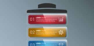 Business infographic : business infographic template shiny horizontal colorful stack style #Infographic