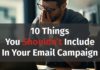 Digital Marketing : 10 Email Marketing Mistakes to Avoid – Infographic