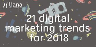 Digital Marketing : 21 Digital Marketing Trends for 2018 – #Infographic