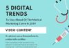 Digital Marketing : Digital Trends