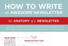 Digital Marketing : How to Write an Awesome Newsletter (Anatomy!)