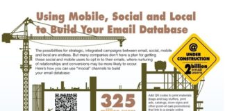 Digital Marketing : Infographic: Using Mocial Channels to Grow Your Email Database