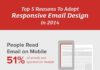Digital Marketing : Infographie : 5 raisons d'adopter le responsive design en email
