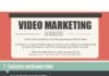 Digital Marketing : Video Marketing Infographic