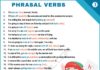 Educational infographic : 2000+ Common Phrasal Verbs List from A-Z