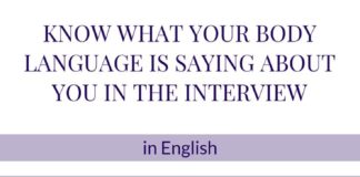 Educational infographic : 4 Surprising Tips for a Successful Job Interview in English