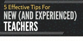 Educational infographic : 5 Tips for New Teachers Infographic