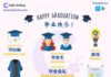 Educational infographic : Chinese vocabulary: Graduation