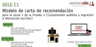 Educational infographic : DELE C1: Modelo de carta (2) | Piktochart Infographic Editor