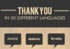 Educational infographic : Educational infographic : Educational infographic : Thank You In 30 Different Languages