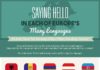 Educational infographic : Educational infographic : Saying Hello In Each of Europe’s Many Languages #Infographic #Language #Travel…