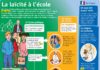 Educational infographic : Fiche exposés : La laïcité à l’école