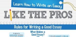 Educational infographic : How to Write an Essay Like the Pros (Infographic)