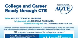 Educational infographic : Infographic: College and Career Ready Through CTE