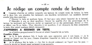 Educational infographic : J’apprends à rédiger CM, 6e, 5e (1962)