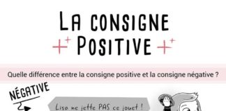 Educational infographic : La consigne positive ou pourquoi éviter le “pas” – partie 1 – chronique Bougrib…