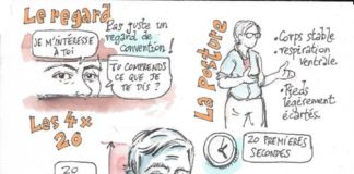 Educational infographic : Le non verbal et la formation