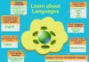 Educational infographic : Learn About Languages Infographic